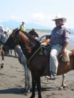 ADEMAR SALAS - Ademar has been with us since our early days in 1996. When you ask Ademar since when has he been riding - the answer will be "Since I was born"... His father was a professional horsebreeder and trainer and started to feed this love for horses and horsecare on to Ademar since before he could walk. Having been a rancher, horsebreeder and trainer himself, this has allowed Ademar to have developed his own horse training tecniques and quite a natural horsemanship which keeps marvelling riders from around the globe. Ademar ensures that only the finest and adequately schooled horses are ridden, so the fact that our horses have such reputation for being strong, responsive, agile, surefooted and a pleasure to ride is no coincidence at all !!  